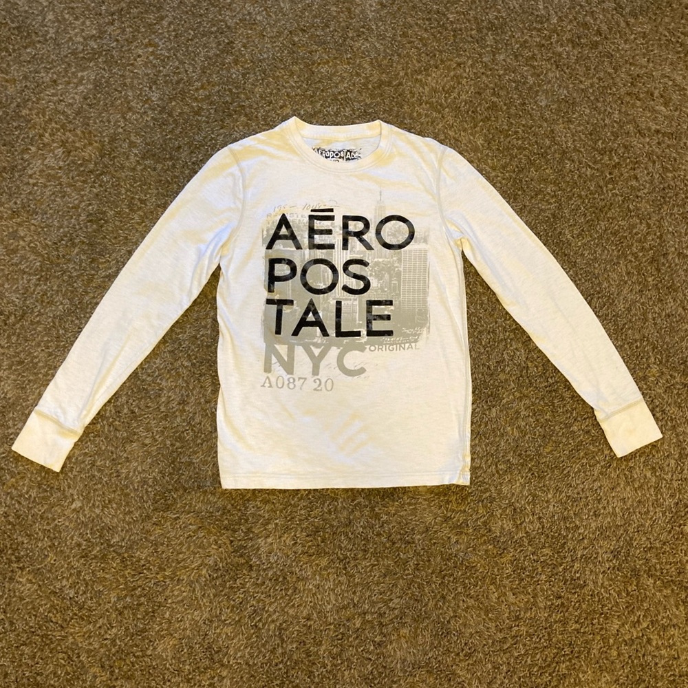 Aeropostale Mens NYC Long Sleeve Shirt